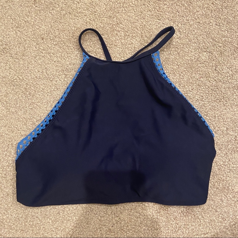 High neck bikini top